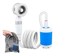 Doccia Portatile,Doccia Elettrica Portatile 5000mah Batteria Integrata | Accessori Lavaggio Impermeabili Spruzzatore Acqua per Esterni Lavaggio Auto Cura Animali Campeggio