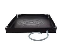 doccia portatile - Lavabo pieghevole da viaggio | Vassoio da bagno da campeggio Tappetino da doccia impermeabile durevole con tubo di scarico per adulti viaggi avventurieri arrampicata escursio