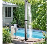 Doccia Riscaldata Solare Doccia Esterna W Soffione Doccia E Rubinetto per Doccia per Piedi Doccia da Giardino in Piedi da 10 Galloni Doccia Esterna A Bordo Piscina per La Casa Commerciale