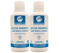 Doccia Shampoo Specifico Dopo MARE, BARCHE e CAMPING. Con Aloe Vera e Alghe Marine, Detergente Non Aggressivo a Base Di Pregiati Ingredienti Di Origine Vegetale 500ml (2 Flaconi)