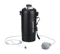 Doccia solare - Borsa da doccia esterna | Borse da doccia da campeggio con pompa a pedale | Grande capacità portatile di grande capacità | Viaggi escursionistici Campeggi docce per il pieno