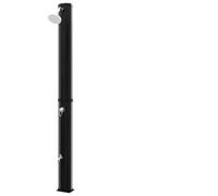Doccia Solare con Soffione Doccia e Rubinetto 35L Nero per Giardino e Piscina Doccia Esterna con Serbatoio Acqua Calda 35 Litri