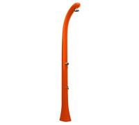 Doccia Solare da Esterno Giardino 20L Miscelatore e Lavapiedi Arkema Happy One Arancio