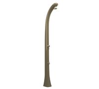 Doccia Solare da Esterno Giardino 20L Miscelatore e Lavapiedi Arkema Happy One Dove Gray