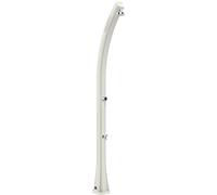 Doccia Solare da Esterno Giardino 23L Miscelatore e Lavapiedi Arkema Happy Bianco