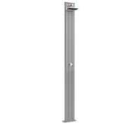 Doccia Solare da Esterno Giardino 30L Miscelatore Arkema Spring S Bianco Crema