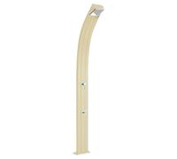 Doccia Per Esterni in Alluminio a Riscaldamento Solare Serbatoio25 lt Arkema Spring Dimensioni 26x12x h 224 cm - peso 18,5 kg Champagne Bronze bronzo