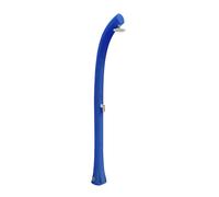 Doccia Solare da Esterno New Happy BLUE, per Giardino, 26L Dimensioni 21,5x20x h 225 cm peso 12 kg ,Miscelatore Arkema per scegliere la temperatura dell'acqua desiderata blu