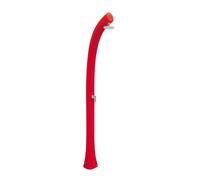 Doccia Solare da Esterno New Happy CHERRY, per Giardino, 26L Dimensioni 21,5x20x h 225 cm peso 12 kg ,Miscelatore Arkema per scegliere la temperatura dell'acqua desiderata rosso