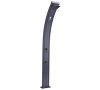 Doccia Solare da Giardino 30L Miscelatore e Lavapiedi Sined Lea Grigia