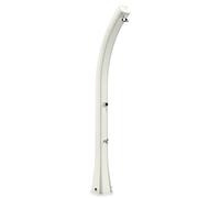 Doccia Solare da Giardino 35L Miscelatore e Lavapiedi Arkema Happy XL Bianco