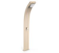 Doccia Solare da Giardino 40L Miscelatore Arkema Dada Bianco Crema