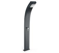 Doccia Solare da Giardino 40L Miscelatore Arkema Dada Grigio Antracite