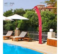 Doccia solare da giardino in alluminio Spring 100 Arkema 25 Lt