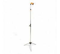 Doccia solare da giardino in alluminio su tre piedi