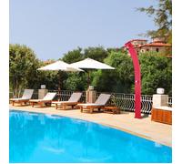Doccia solare da giardino SPRING CURVA 30 LITRI in alluminio
