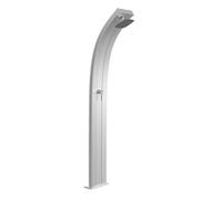 DOCCIA SOLARE DADA 40 LITRI IN ALLUMINIO CON MISCELATORE - INOX PAINT