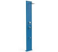 DOCCIA SOLARE DADA S IN ALLUMINIO CON NEBULIZZATORE E MISCELATORE - BLU