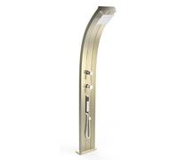 DOCCIA SOLARE DADA TOP LINE CON MISCELATORE E DOCCETTA - ORO SATINATO