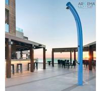 Doccia Solare Arkema Design A520/7016 Jolly Grigio Antracite design curvo realizzata in alluminio