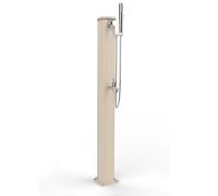 Doccia Solare da Esterno Giardino 20L Miscelatore Doccetta e Lavapiedi Arkema Jolly Go Sabbia