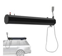 Doccia solare portatile da campeggio, da montare sul portapacchi, con serbatoio d'acqua pressurizzato, borsa portaoggetti e tubo flessibile, per attività all'aperto, per SUV, berline,18L/4.76gal