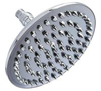 Doccia solare rotonda da giardino 2025, doccia esterna con acqua riscaldata e design ad energia solare per piscina, patio e campeggio.