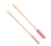 Doccia spazzola per le dita - Detergente per il piede con manico, set di alteri di punta | Riduccia portatile, applicatore di lozione con un lungo stelo per anziani, anziani, uomini e donne per la cur