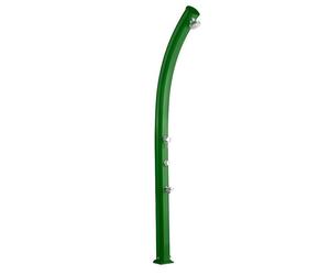DOCCIA TRAD. JOLLY CON MISC., PULSANTE TEMPORIZZATO E LAVAPIEDI - VERDE SCURO