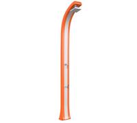DOCCIA TRADIZIONALE SPRING PLUS CON MISCELATORE E LAVAPIEDI - ARANCIONE/INOX