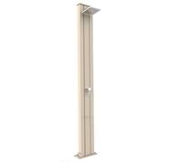 DOCCIA TRADIZIONALE SPRING S IN ALLUMINIO CON MISCELATORE - SABBIA