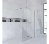 Doccia Walk-In 130 cm cristallo trasparente 6 mm H 200 cm Klug