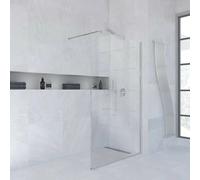 Doccia Walk-In 150 cm cristallo trasparente 6 mm H 200 cm Klug