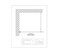 Laneri Parete Doccia, Walk in Reversible, 118 - 120 cm