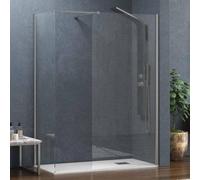 Doccia Walk in Due Pareti H200cm Trasparente 8mm Anticalcare