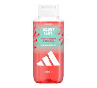 Docciaschiuma adidas Vibes Wonder Force, 250ml, Confezione da 1, Note di Rabarbaro e Muschio Bianco, Profumo Genderful