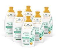 Docciaschiuma Nutri Skin Ceramidi, Bagnodoccia Idratante Nutriente, Crema Corpo Detergente con Vaniglia e Mandarino Naturali, Pelle Morbida, 0% Parabeni, Siliconi, Paraffina - 6 Unita da 520ml