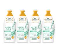 Docciaschiuma Nutri Skin Ceramidi, Bagnodoccia Idratante Nutriente, Crema Corpo Detergente con Vaniglia e Mandarino Naturali, Pelle Morbida, 0% Parabeni, Siliconi, Paraffina - 4 Unita da 520ml