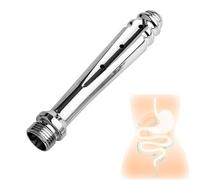 Doccino Anale In Alluminio,Clistere Per Pulizia Ano,Doccia Portatile Peretta Per Lavaggio Ano,Pulizia Ugelli Soffione,Unisex, Adatto Per La Pulizia Anale E Vaginale, Argento
