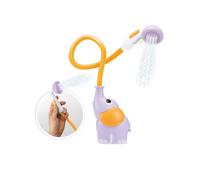 Yookidoo - Doccia da bagno con elefante viola, gioco da bagno e doccia per il risveglio dei sensi, spruzzatore per doccetta, regalo per bambini da 0 a 2 anni