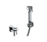 DOCCINO IN OTTONE CROMATO KIT SHUT-OFF TONDO DAMAST