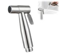 Doccino per Bidet per WC,Doccia Bidet Portatile,2025 New Doccetta Bidet a Mano,Portatile per WC Doccetta per Lavandino,Doccetta per Bidet in Idroscopino per WC,Argento