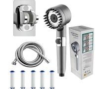 Doccino per Doccia,Doccino Filtrante Soffione Doccia ad Alta Pressione con Filtro, 3 Modalità di Getto, Power Doccia con Tecnologia Anticalcare e Regolazione Della Pressione dell'Acqua (1pc)