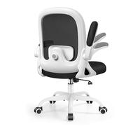 DoChair Sedia Scrivania Ergonomica, Supporto Lombare 3D, Sedia Ufficio funzione dondolo, Sedia Ergonomica Posturale a rete traspirante 150KG, Bianco