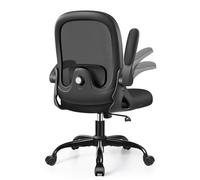 DoChair Sedia Scrivania Ergonomica, Supporto Lombare 3D, Sedia Ufficio funzione dondolo, Sedia Ergonomica Posturale a rete traspirante 150KG, Nero