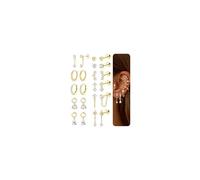 DOCHAIS 11 Paia Orecchini Donna Acciaio Chirurgico Piercing Orecchio Orecchini Anallergici Donna Piercing Helix Trago Ipoallergenica Multi Piercings Orecchio