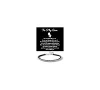 Dochais Bracciale Uomo Acciaio Inossidabile Regolabile,Anniversario San Valentino Natale per Marito, Fidanzato, Padre, Promesso