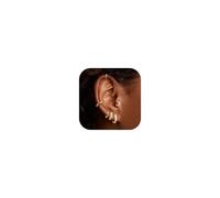 DOCHAIS Set di 6 Paia di Orecchini a Cerchio in Oro 14k Placcato, Piccoli Cerchi per Donna, Orecchini Huggie Anallergici con Zirconia AAA+ per Donne e Uomini con Più Fori