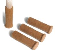 DOCIM 16 pz Sedia Gamba Calzini, WarmHut Sedia Gamba Pavimento protettori, Tabella mobili Gamba Piedi Suggerimenti Panno Leg Caps, Legno Pavimento protettori,Camel