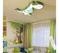 DOCJX LED Dinosauro Plafoniera Camera Letto Lampada Soffitto Moderna Illuminazione per Interni Decorazione Interna Lampadario Asilo Luci Dimmerabili Ragazzo Soggiorno Camera Stanza dei Bambini (Color